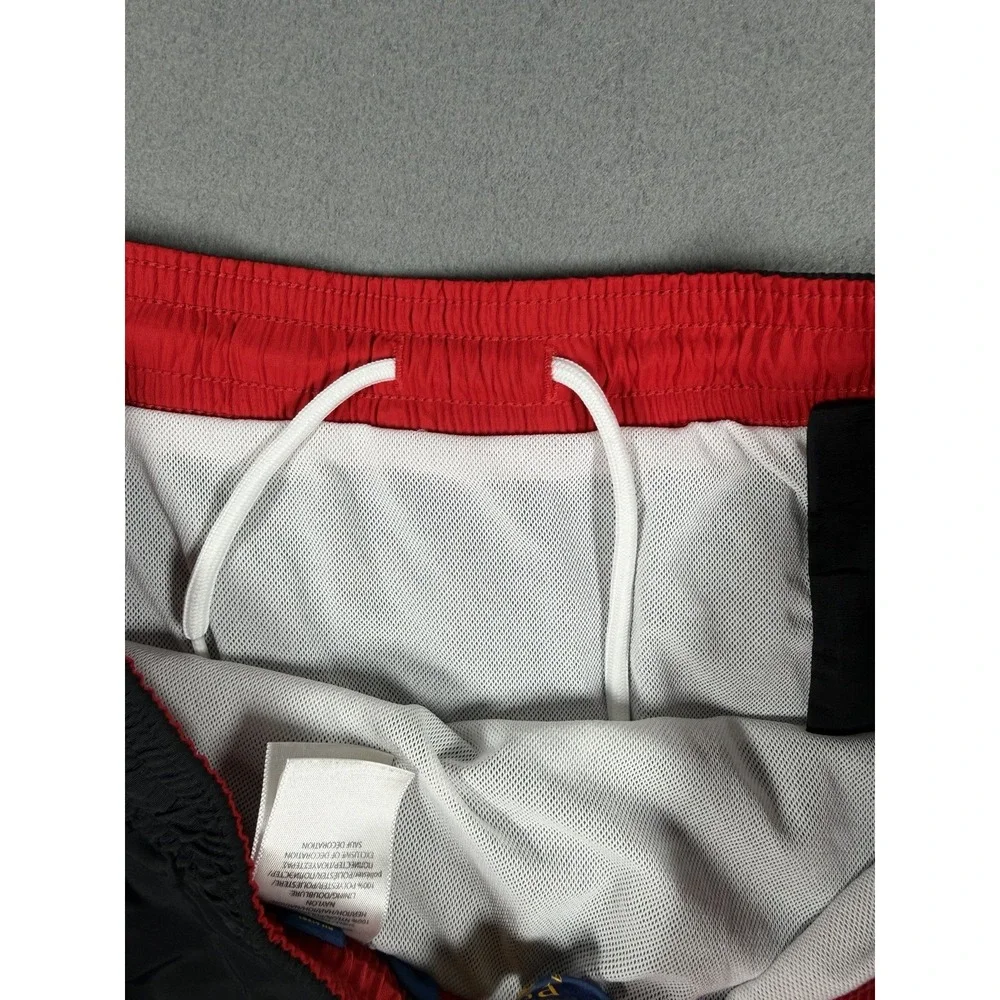 Polo Ralph Lauren Men's Traveler Swim Trunks Black Red Pony Size L Large